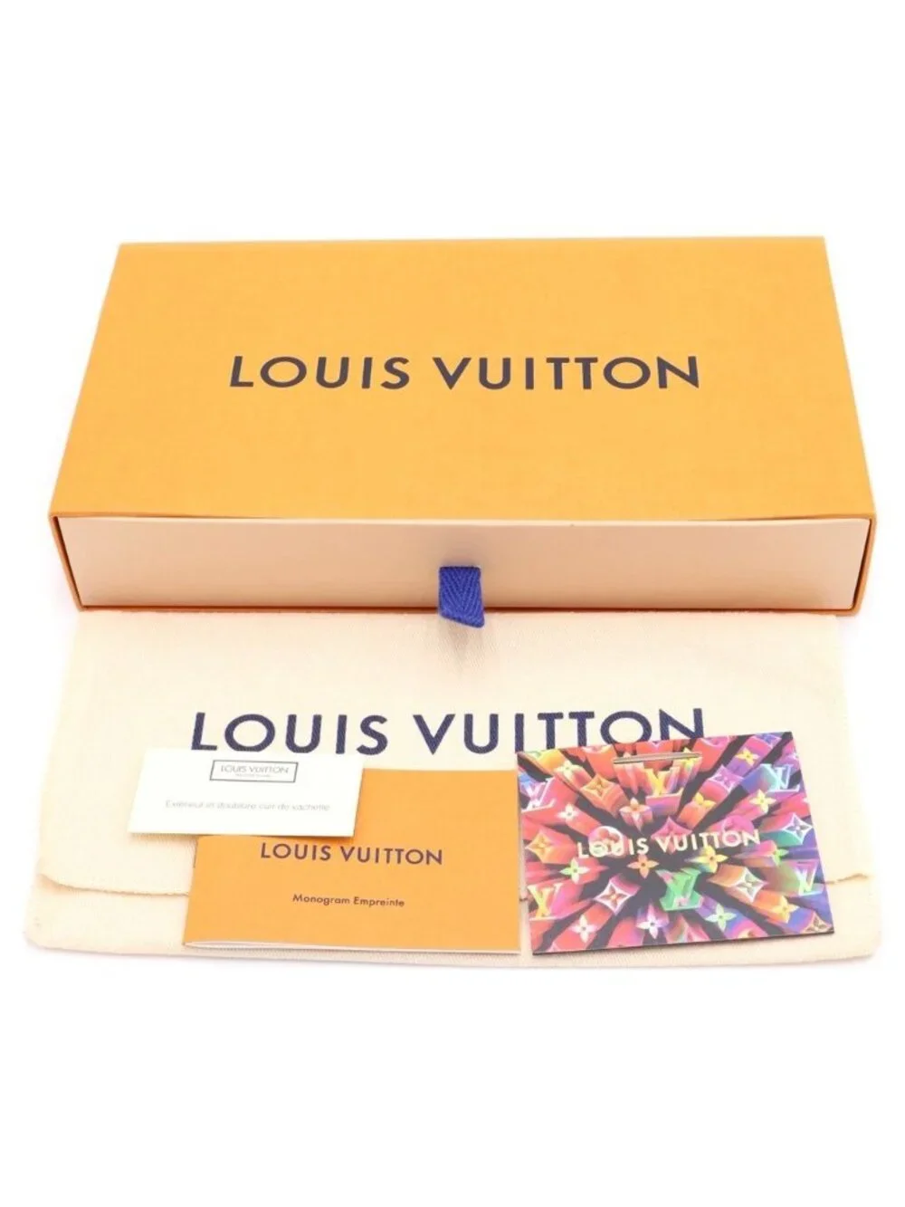 Louis Vuitton Monogram Empreinte Portefeuille Emily Wallet Leather Noir